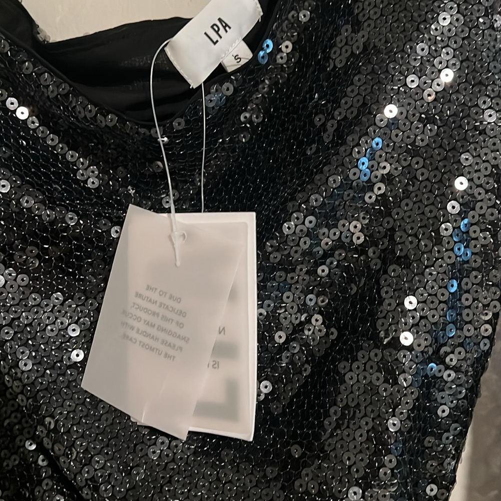 LPA/Revolve Aniella sequin gown NWT - Picture 7 of 8